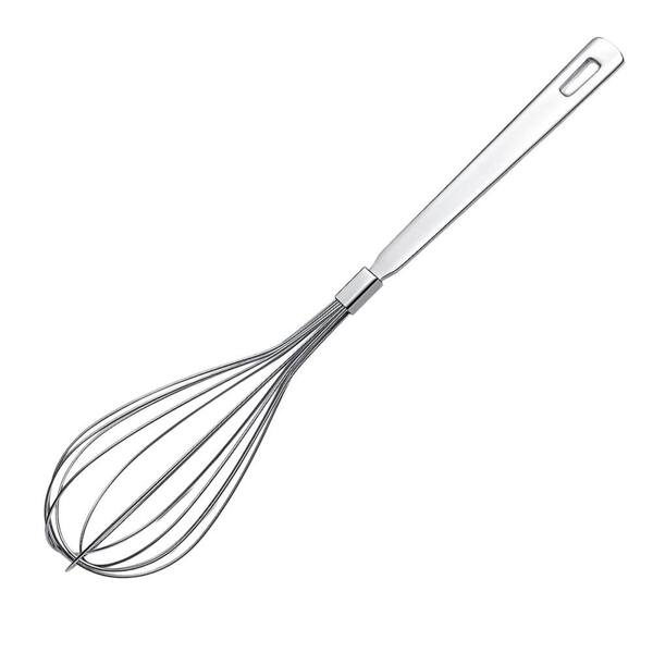 Stainless Steel Balloon Whisk for Cooking, Baking, Blending, Whisking, Beating and Stirring, Silver (1-Pack)