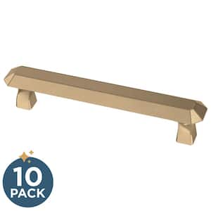 Napier 3-3/4 in. (96 mm) Champagne Bronze Cabinet Drawer Pull (10-Pack)