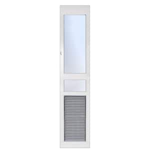 6.38 in. x 13.5 in. Weather and Energy Efficient Pet Door with Magnetic Closure for Extra Tall Height Patio Doors