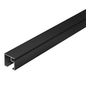 3/4 in. x 3/4 in. x 8 ft. Bronze Mini Track Channel