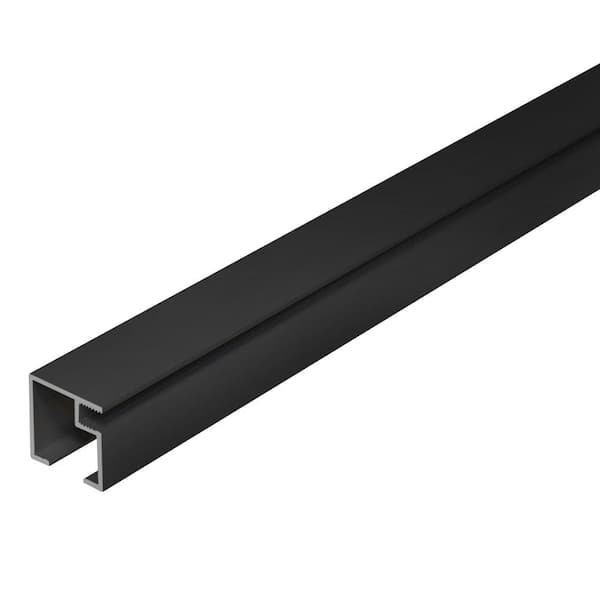 3/4 in. x 3/4 in. x 8 ft. Bronze Mini Track Channel