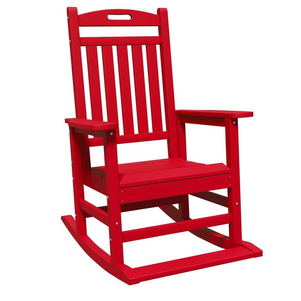 HDPE Metal Outdoor Rocking Chair Outdoor Vertical Red price history on PriceWatchPro