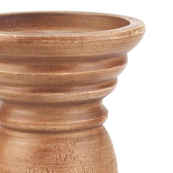 Broyhill Natural Wood Pillar Candle Holder, (15”) - Big Lots