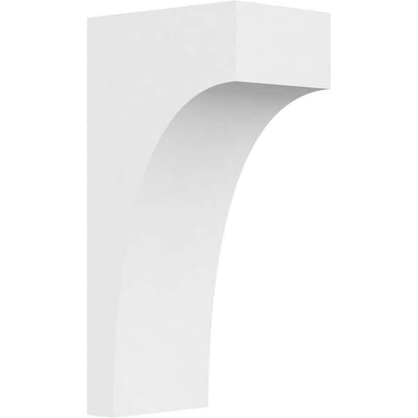 Ekena Millwork 3 in. x 10 in. x 5 in. Standard Stockport Architectural Grade PVC Corbel
