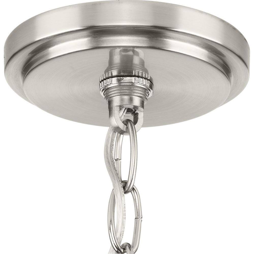 Gilliam 9-Light Brushed Nickel Circular Chandelier