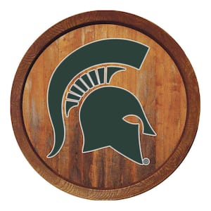 The Fan-Brand 20 in. Michigan State Spartans Helmet Faux Barrel