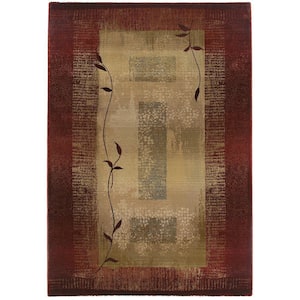 Mantra Red 5 ft. x 8 ft. Area Rug