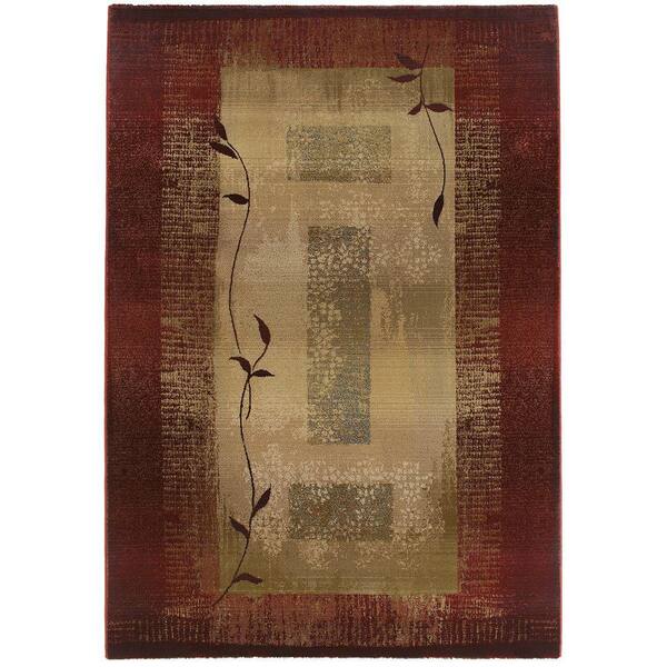 Home Decorators Collection Mantra Red 5 ft. x 8 ft. Area Rug