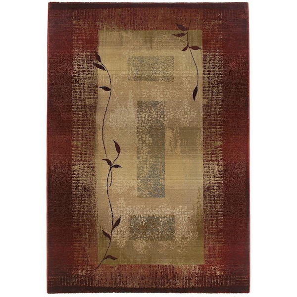 Home Decorators Collection Mantra Red 10 ft. x 12 ft. Area Rug
