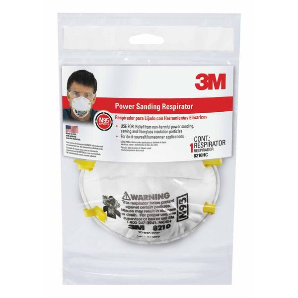thumbnail interactive-video image 1 of 3M 8210 N95 Disposable Particulate Respirator – Made In USA – NIOSH Approved – 1 Mask (or As Listed) 1 of 5