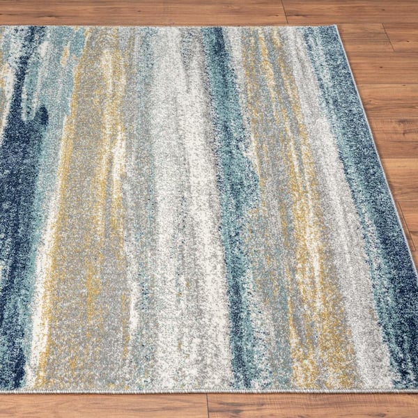 Luxe Weavers Lagos Collection 7501 Beige Size 2x3 Abstract Area Rug 