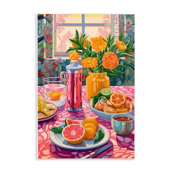Stupell Industries Summer Table Spread by LSR Design Studio Unframed Food Graphic Art Print 15 in. x 10 in.