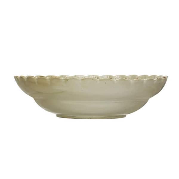 229 fl. oz. Ivory Stoneware Bowl