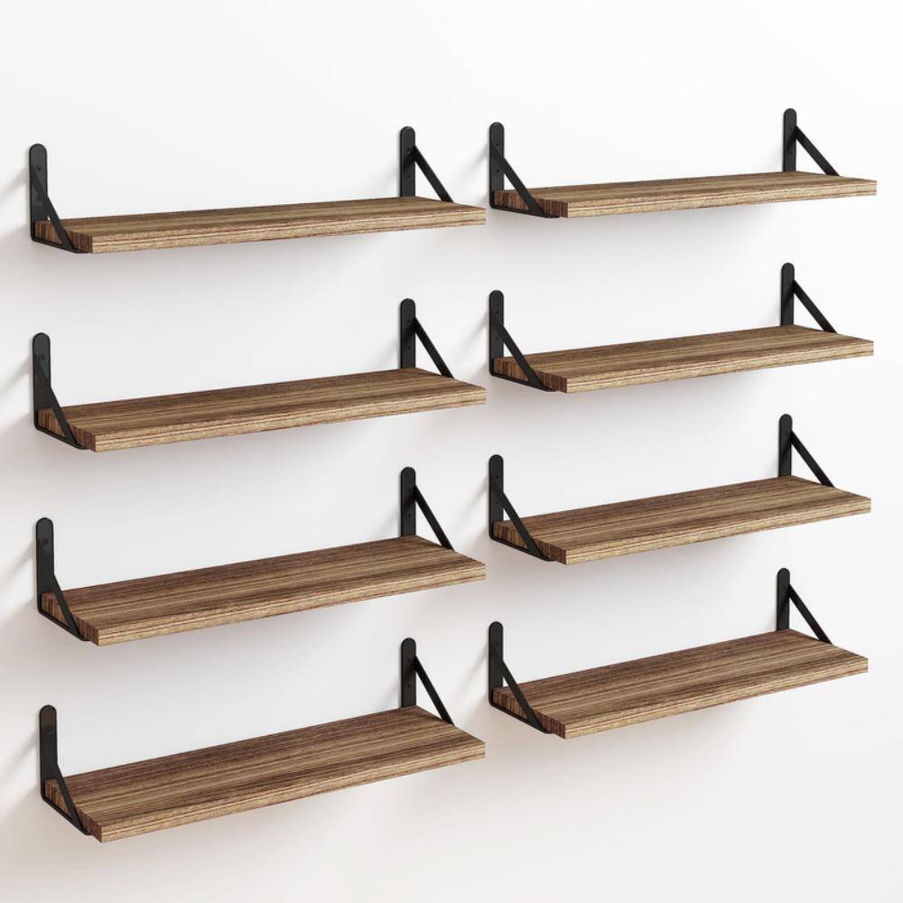 15.7-in. W x 4.7-in. D x 3.8-in. H Brown Ready-to-Assemble Floating Shelf price history on PriceWatchPro