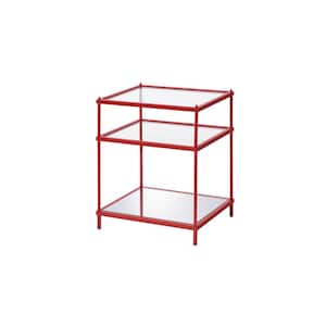 Upland 24 in. Red Side Table