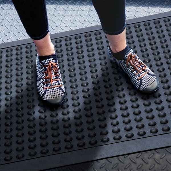 Doortex Black Anti-Fatigue BubbleMat-36" x 60"