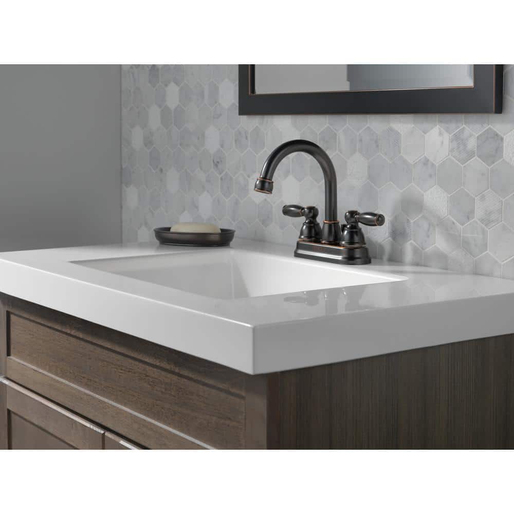 Apex Transitional 2-Handle High-Arc Bathroom Faucet in Oil-Rubbed Bronze