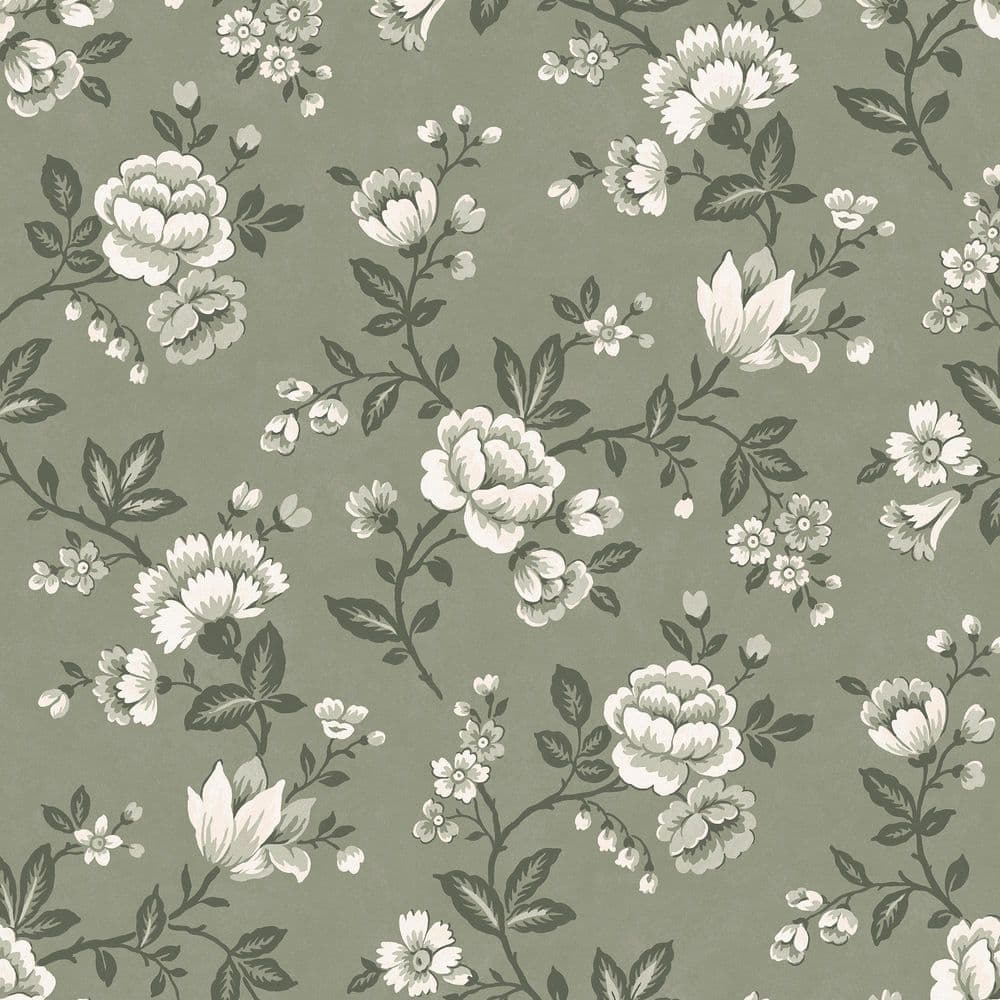 Bradenbury Trail Antique Green Wallpaper price history on PriceWatchPro