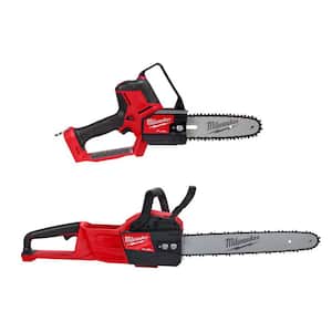 M18 FUEL 8 in. 18V Lithium-Ion Brushless Electric Battery Chainsaw HATCHET w/M18 FUEL 16 in. Chainsaw (2-Tool)