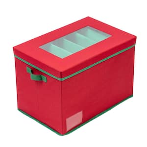 12 in. H Red Lights Storage Box
