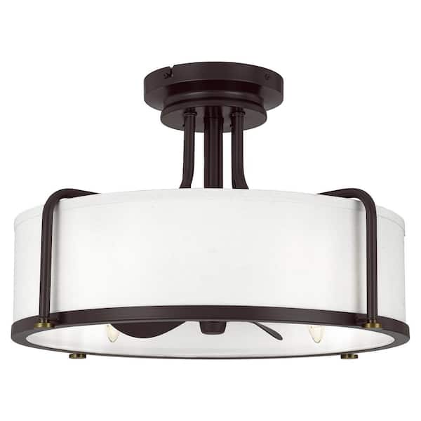 Calvary 22.25 in. Western Bronze Ceiling Fan with Light