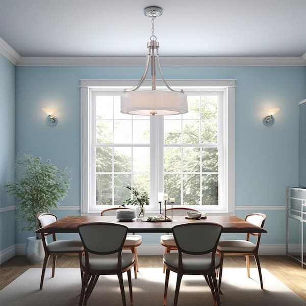 Minka Lavery Parsons Studio 3-Light Brushed Nickel Pendant