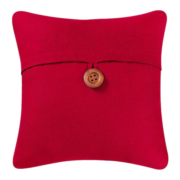 C&F HOME 18 in. x 18 in. Red Envelope Pillow