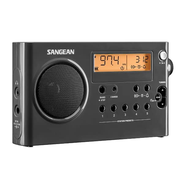 Sangean AM/FM Stereo Digital Tuning Portable Radio, Sleep and