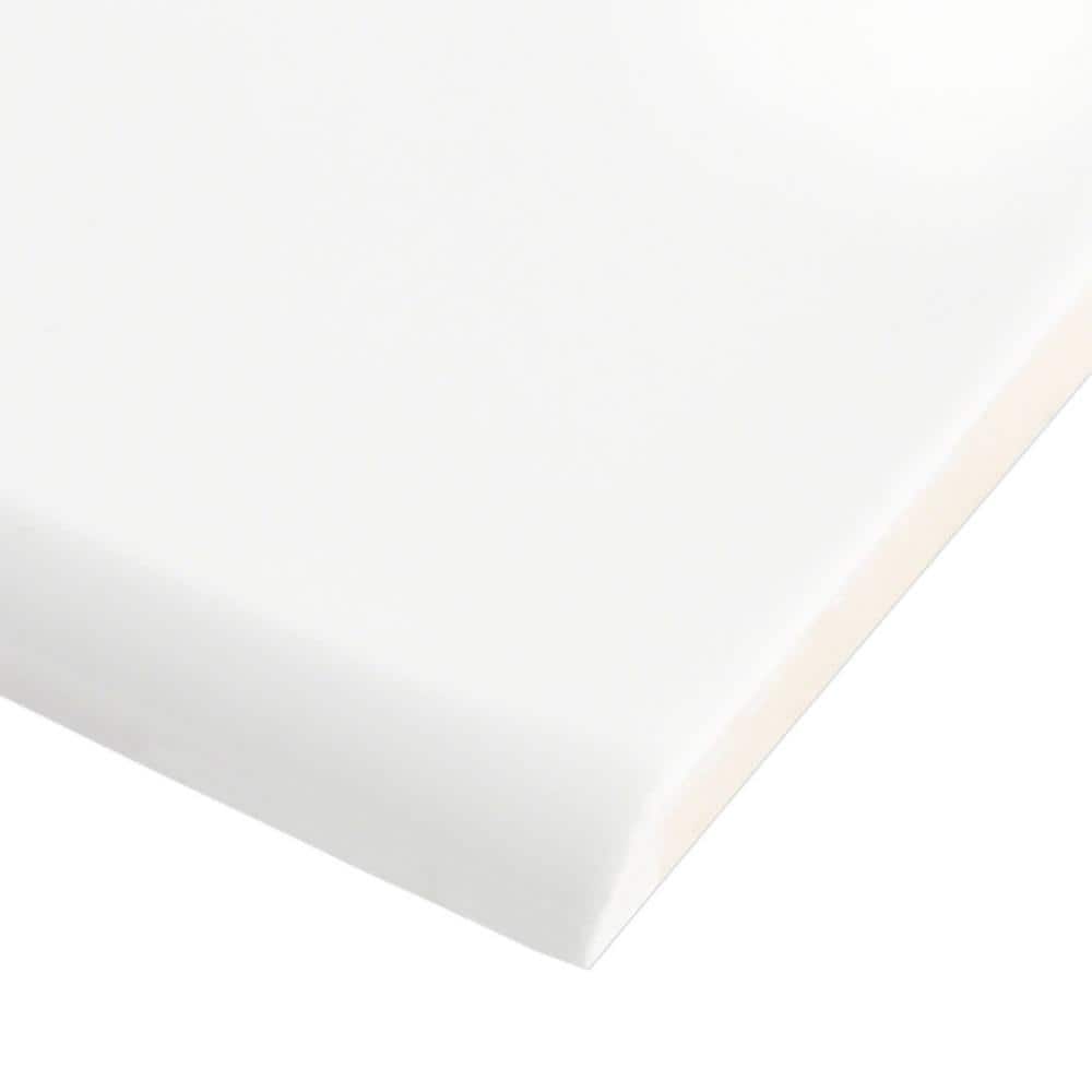 Midland Bianco 3x12 Polished Ceramic Bullnose Tile Trim