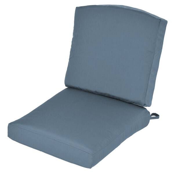Unbranded Oak Cliff Sunbrella Canvas Sapphire Replacement 2-Piece Outdoor Glider Cushion