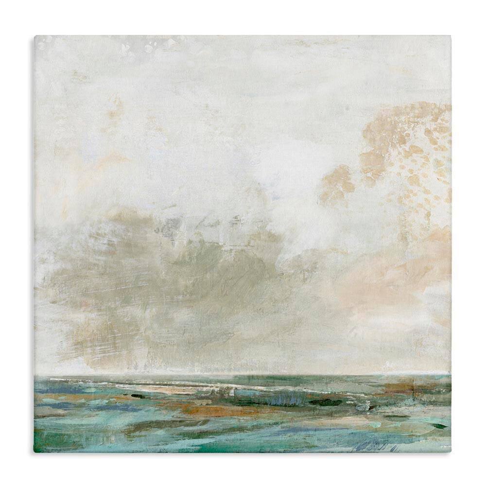 Rustic Seascape Neutrals by Suzanne Nicoll Unframed Abstract Graphic Art Print 24 in. x 24 in. price history on PriceWatchPro
