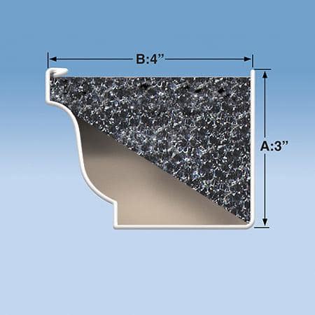 Original 4 ft. Foam Filter Plastic Gutter Guard for 4 in. K-Style (8-Pack) Original 4 ft. Foam Filter Plastic Gutter Guard for 4 in. K-Style (8-Pack)