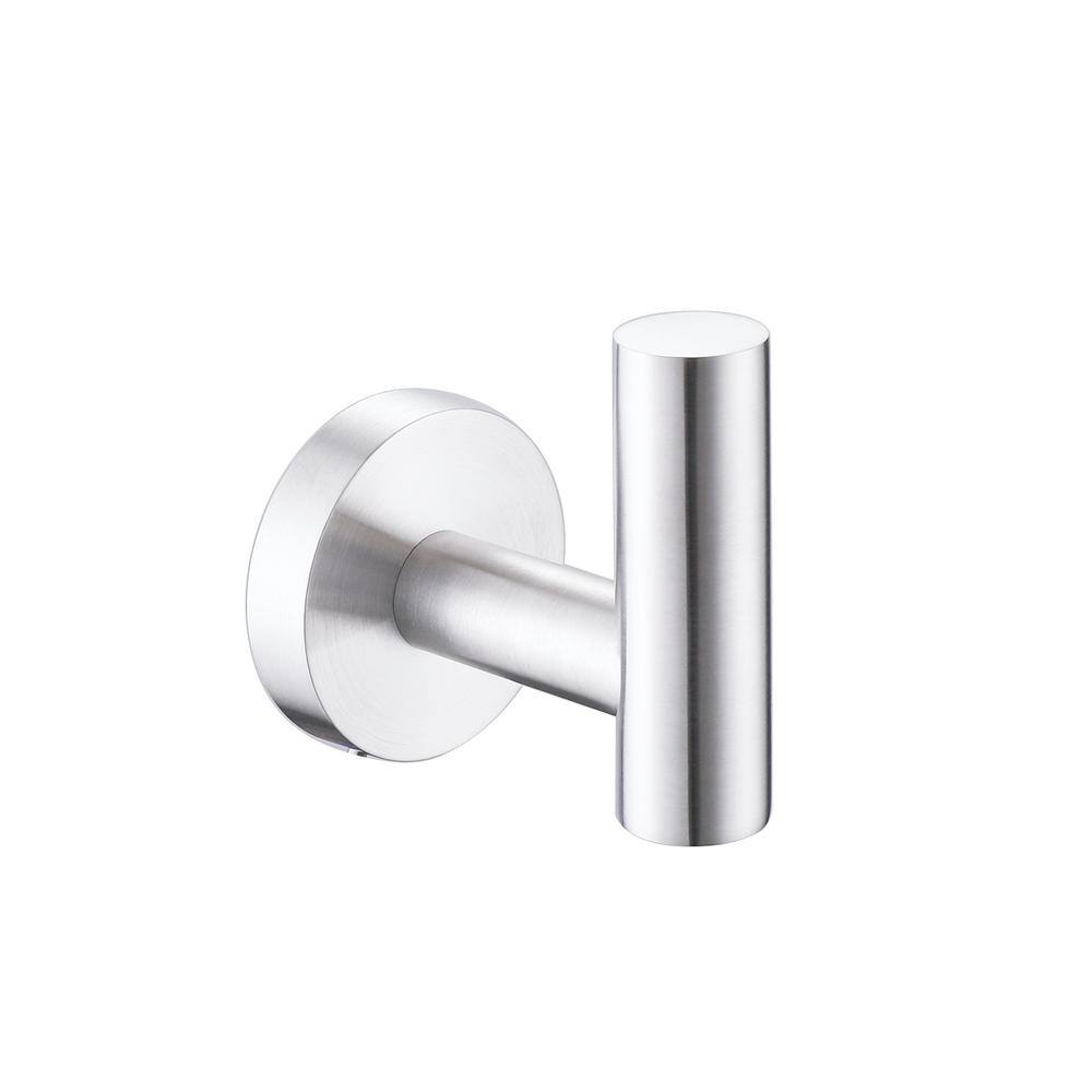 Martella Matte Polished Chrome Stainless Steel 4-Piece Bathroom Hardware Set