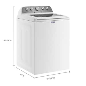 4.8 cu. ft. Top Load Washer in White with Extra Power Boost