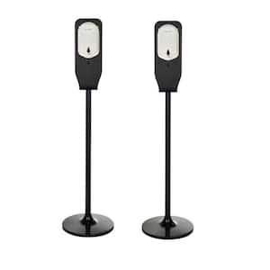 Alpine Industries Stainless Steel Universal Sanitizer and Soap Dispenser  Stand in Black (2-Pack) 430-STAND-BLK-2PK - The Home Depot