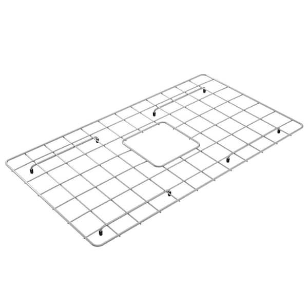 BOCCHI 27.25 in. L x 15.25 in. W Bottom Grid 2.0 in Stainless Steel for 30 in. 1138/1481 Single Bowl Sink