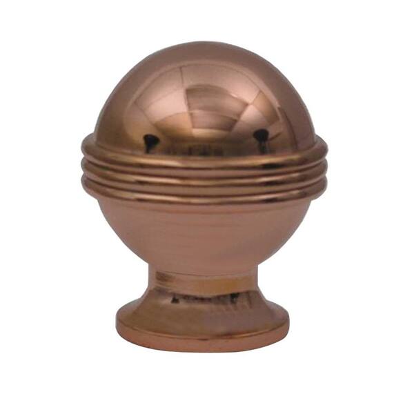 Whitehaus Collection 1-1/8 in. Polished Copper Sphere Shaped Knob