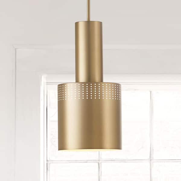 LARK Casey 1-Light Lacquered Brass Pendant Light