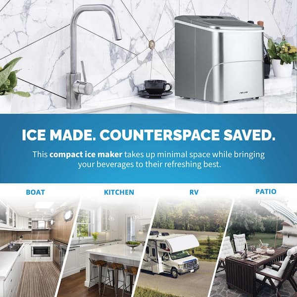 26 lb. Daily Production Ice Portable Ice Maker