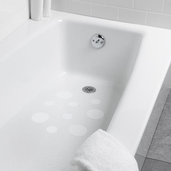12x Bathtub Stickers Non-Slip Shower Treads Anti Slip Traction Grip Strips 