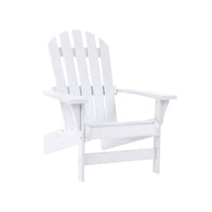 Tahoe Adirondack Chair Durable Weatherproof Outdoor Seating Furniture for Porch and Backyard White