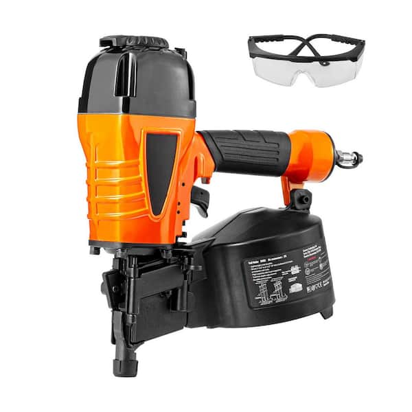 Coil Siding Nailer CN65,1-1/4 in. to 2-1/2 in. 15° Pneumatic Siding Nail Gun with Tool-Less Depth Adjustment