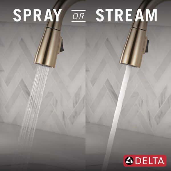 Delta Essa Gold Touch2O with Touchless Technology Single Handle