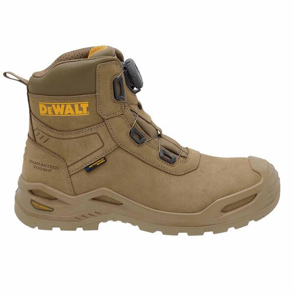 DEWALT Men's Apex BOA Composite Toe Size 12 Work Boot Sand