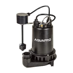 1/2 HP Submersible Sump Pump with Direct-in Vertical Float Switch