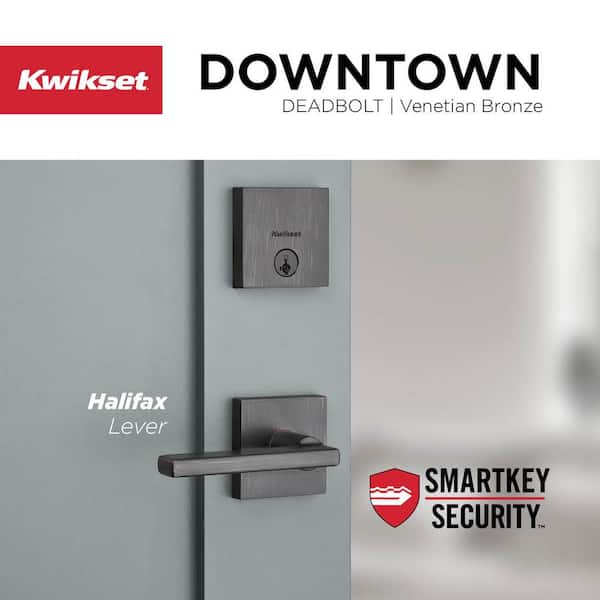 Kwikset Halifax Venetian Bronze Interior Door Lever | Non-Locking Passage Handle For Closet & Hallway Doors - View #8