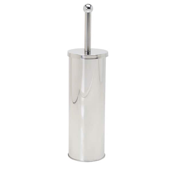 Unbranded Toilet Bowl Brush with Holder in Stainless Steel
