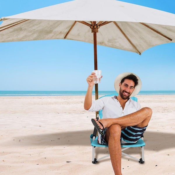 テーブル・チェア・ハンモック PFS LAWN CHAIR - LOW BACK BEACH CHAIR RUNACC Low Back Beach Chair, 2 Pack Foldable Portable Camping