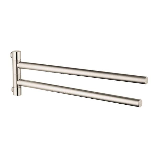 Hansgrohe Axor Citterio 16 in. Double Towel Bar in Brushed Nickel