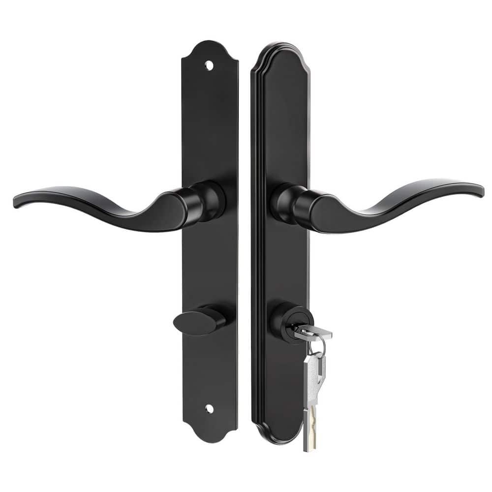 Matte Black Lockable Storm Door Handleset Integrated Mortise Lock price history on PriceWatchPro